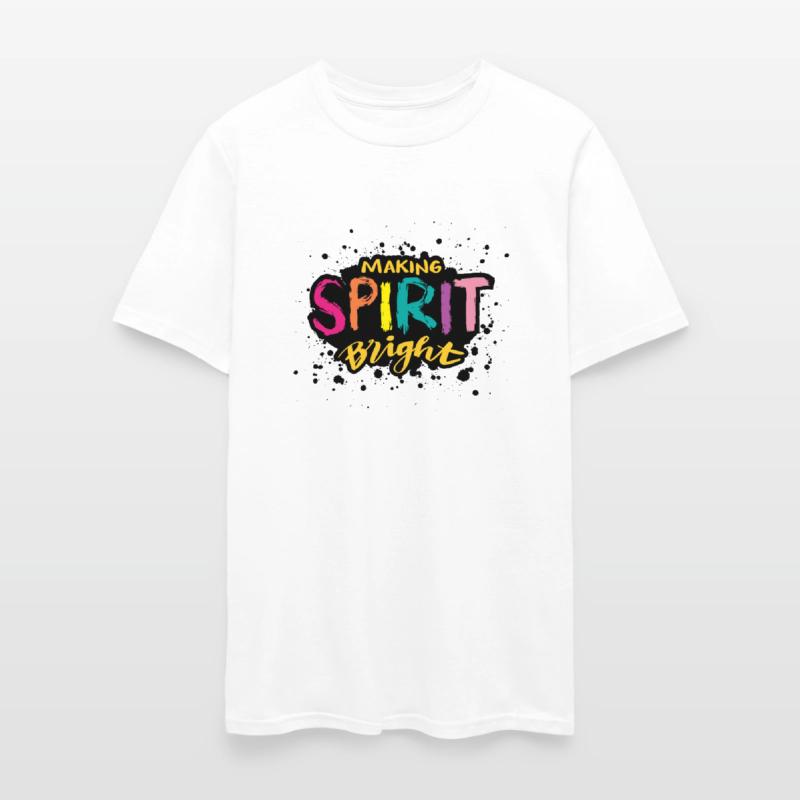 Making Spirit Bright – Colorful Positivity Tee