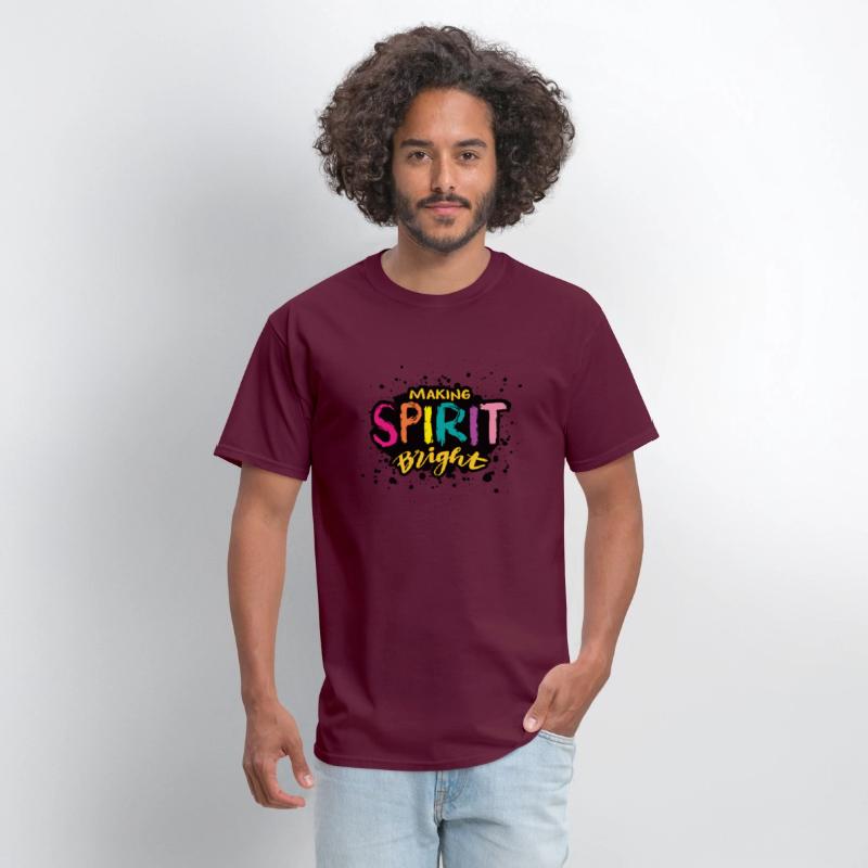 Making Spirit Bright – Colorful Positivity Tee