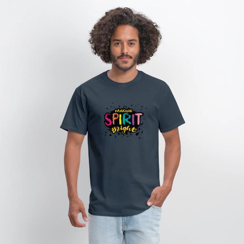 Making Spirit Bright – Colorful Positivity Tee