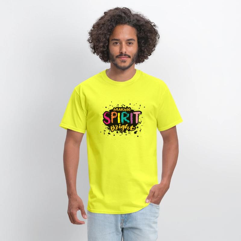 Making Spirit Bright – Colorful Positivity Tee