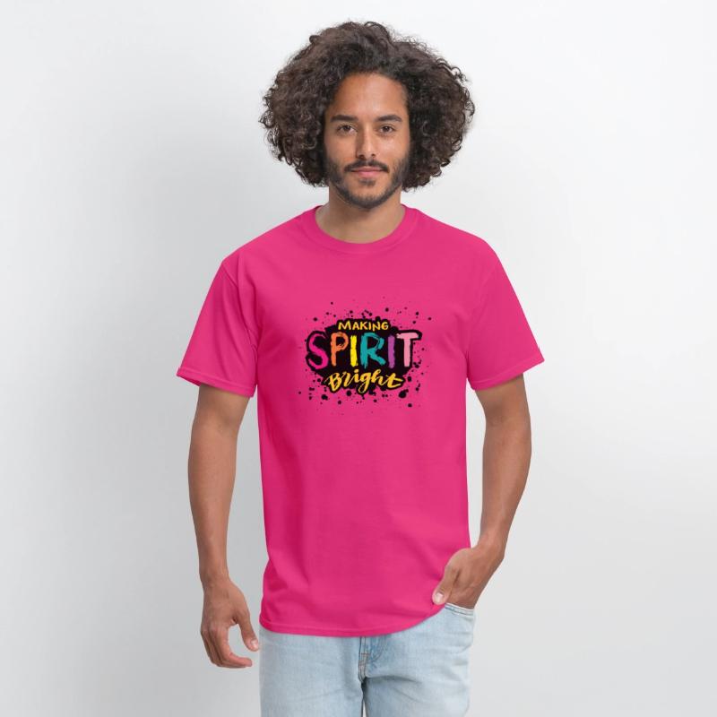 Making Spirit Bright – Colorful Positivity Tee