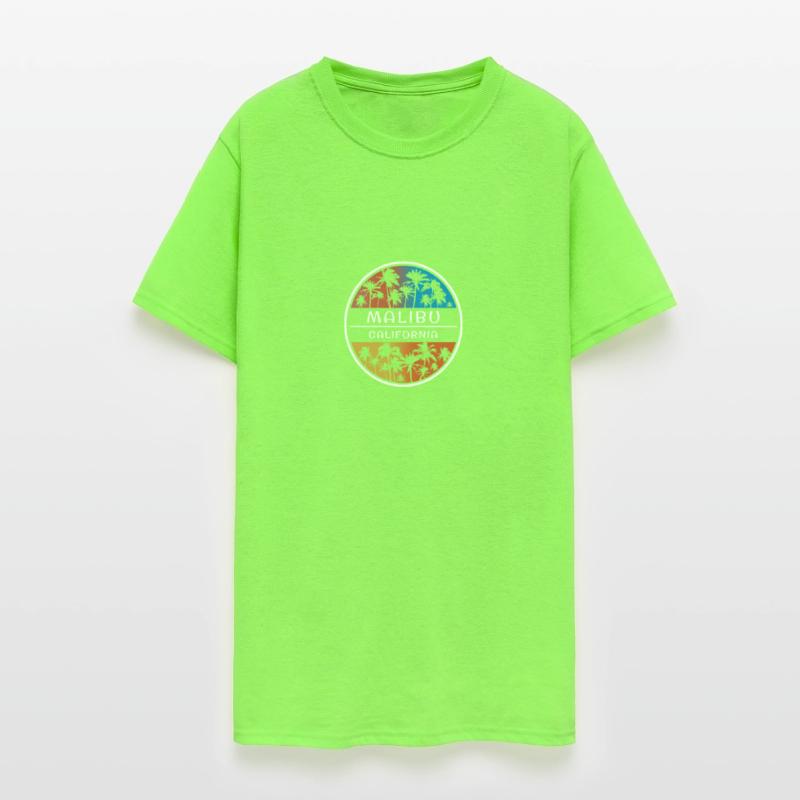 Malibu California Stylish Vacation Souvenir Palm