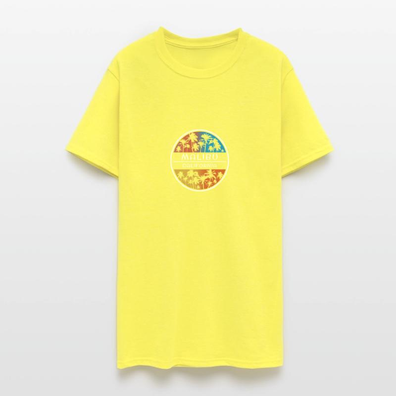 Malibu California Stylish Vacation Souvenir Palm