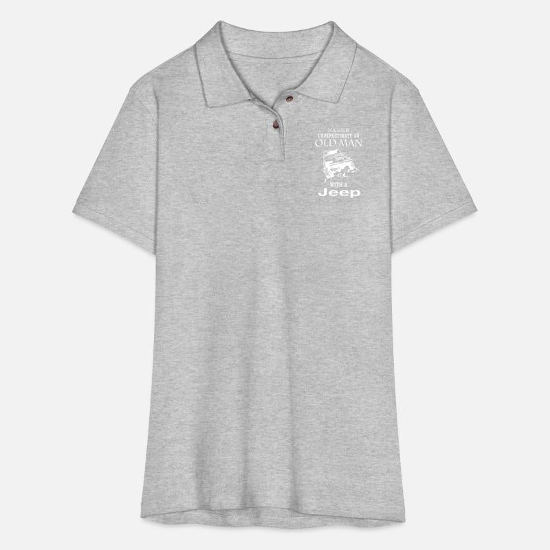 Man Old Man With A Jeep