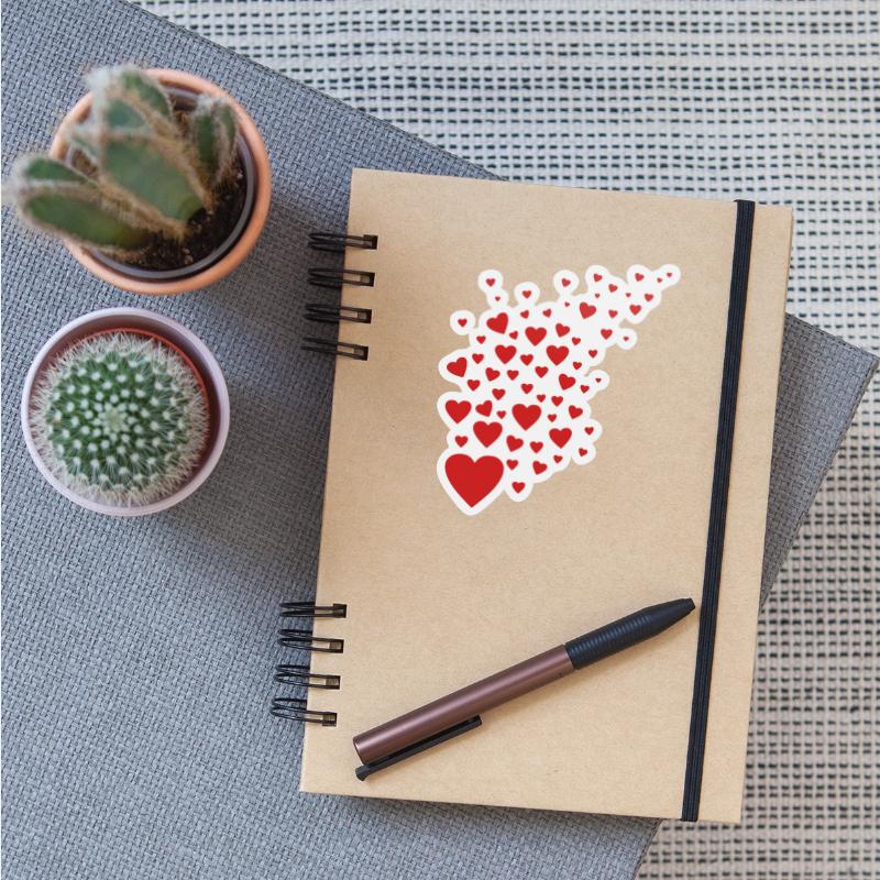 many hearts flying marriage proposal