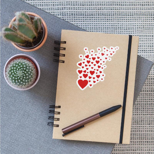 many hearts flying marriage proposal