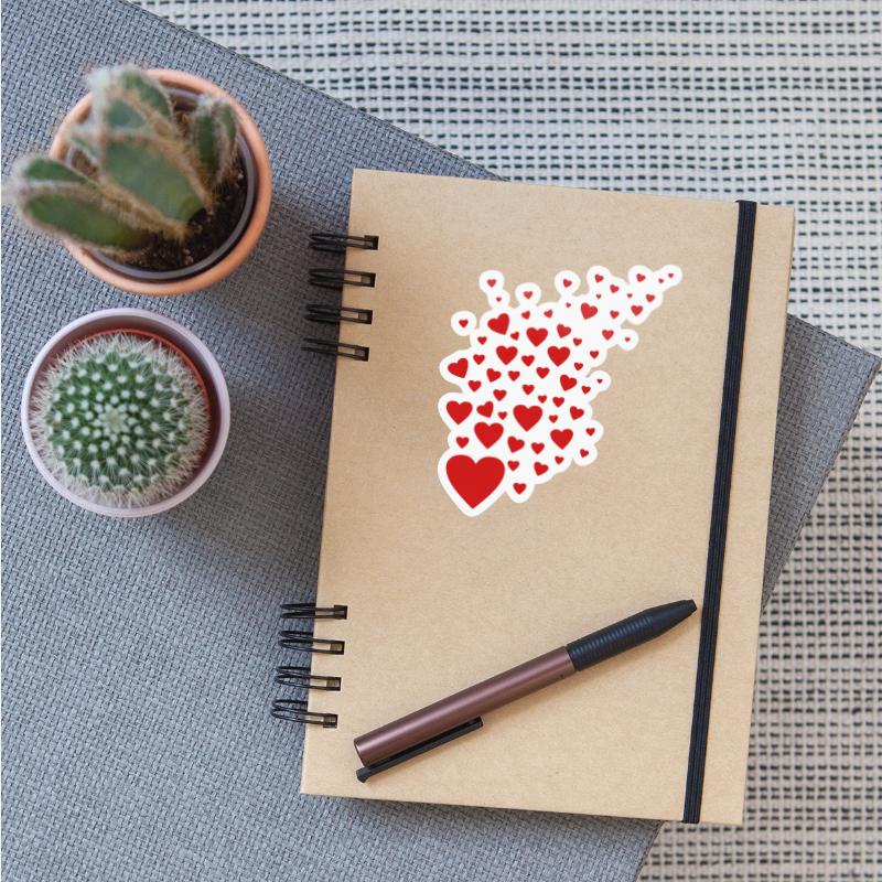 many hearts flying marriage proposal