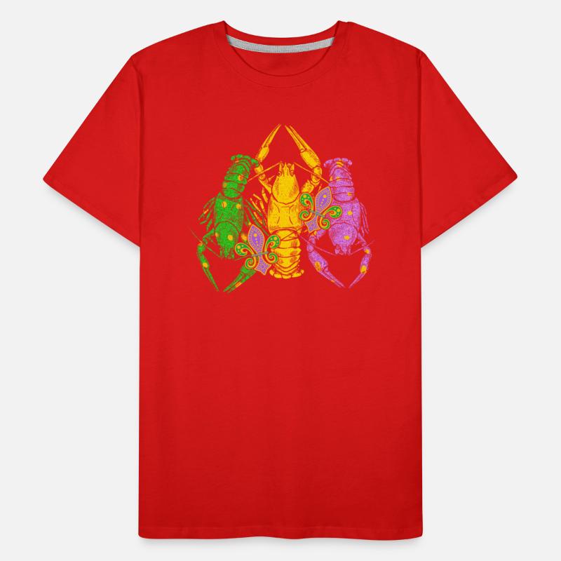 Mardi Gras Fleur De Lis Shirt, Crawfish Mardi