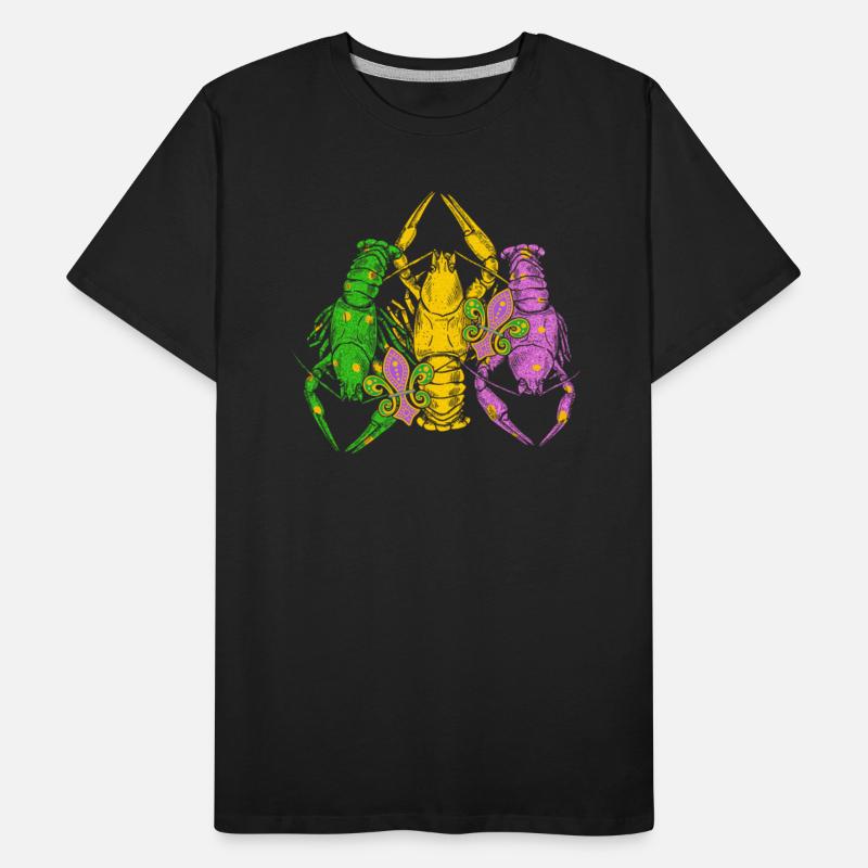 Mardi Gras Fleur De Lis Shirt, Crawfish Mardi