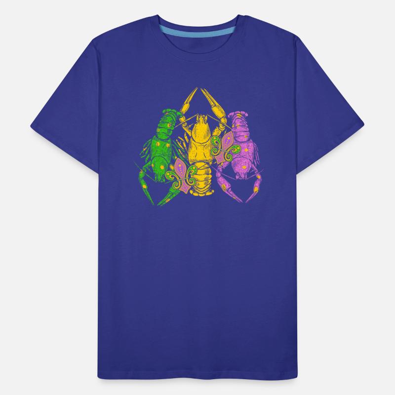 Mardi Gras Fleur De Lis Shirt, Crawfish Mardi