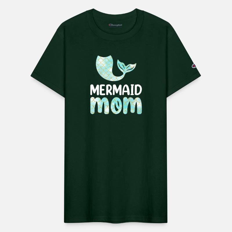 Mermaid Mom Mermaid Mama Daughter Kids Birthday