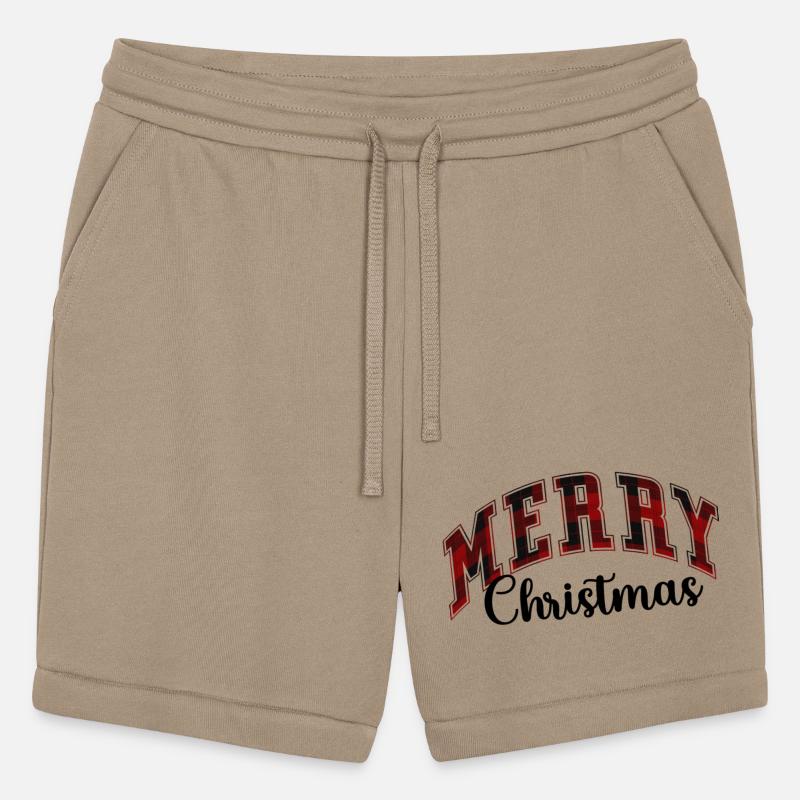 Merry Christmas college font plaid design