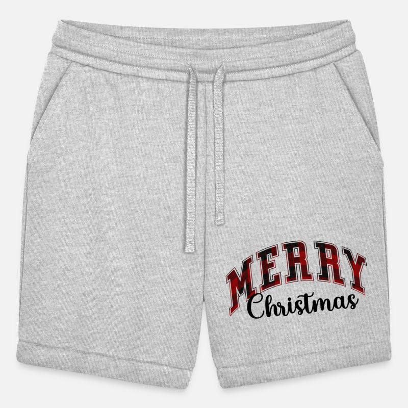 Merry Christmas college font plaid design