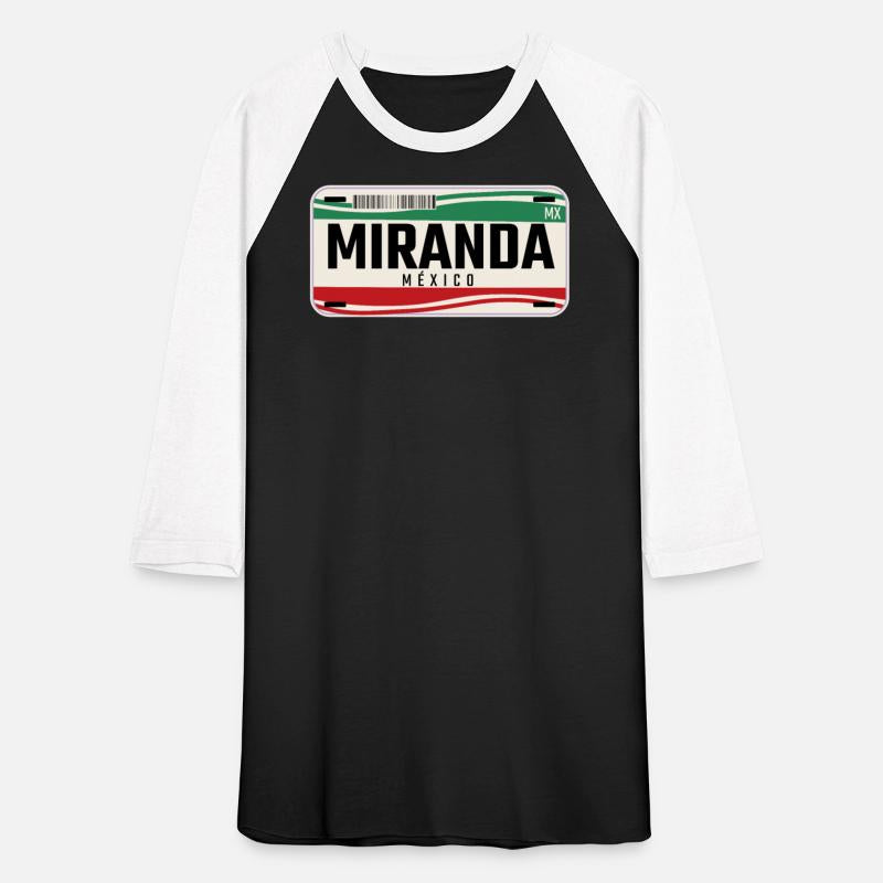 Miranda Personalized Mexican Vehicle plates w name