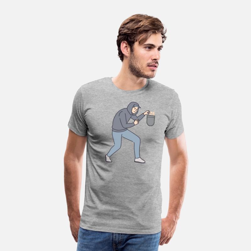 Money Thief Funny T-Shirts