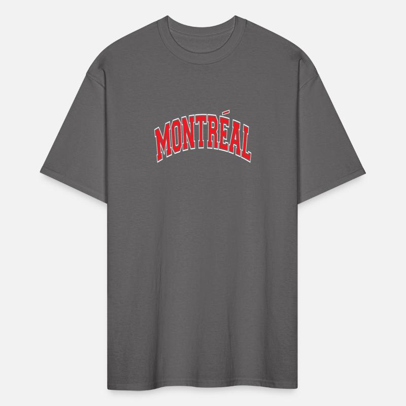 Montreal Canada Varsity Style Red Text