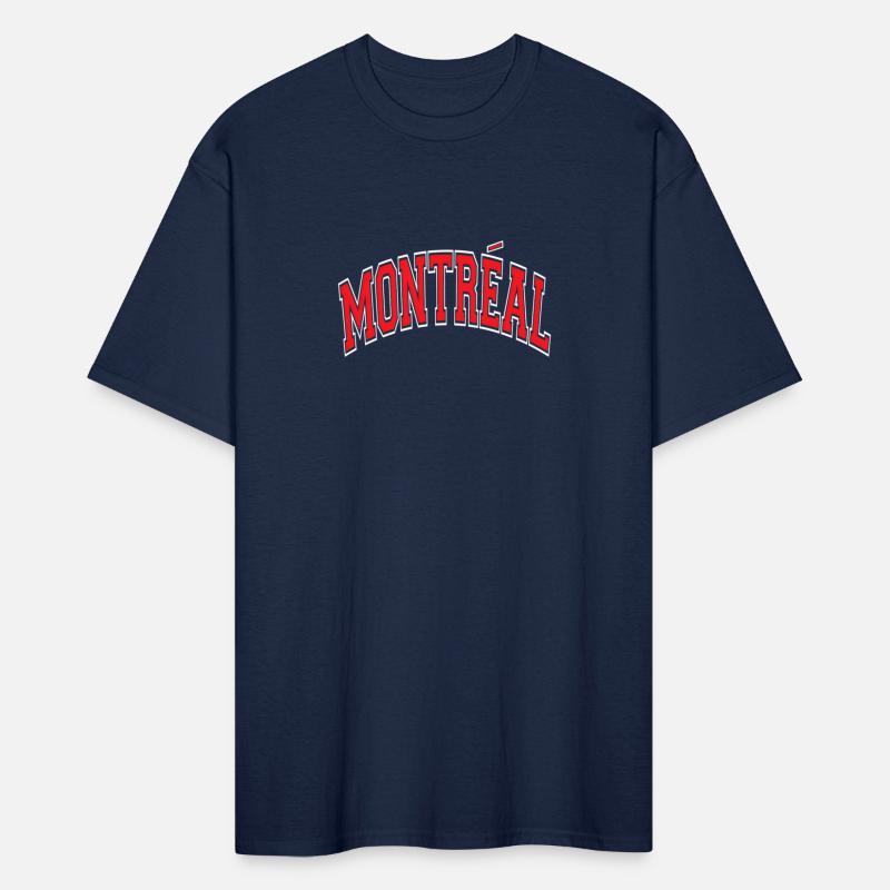 Montreal Canada Varsity Style Red Text