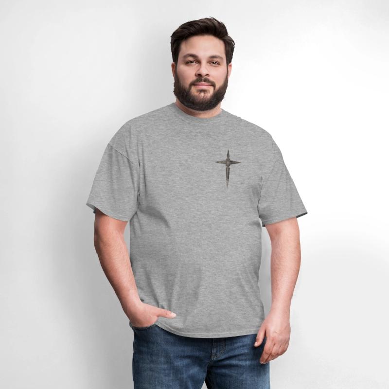 Moral Compass Cross Rust