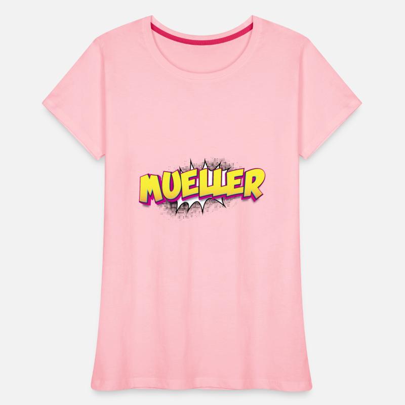 Mueller Custom Name Comic Book Style Pop Art,