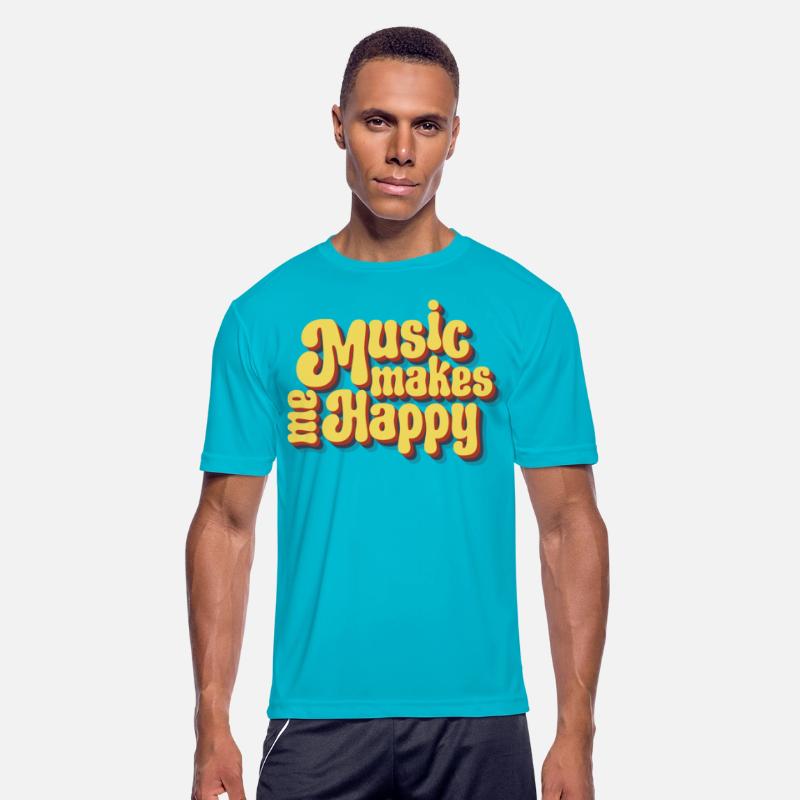 Music makes happy vinyl