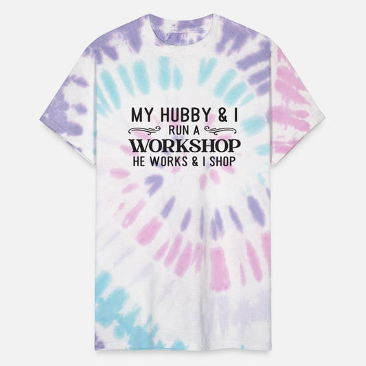 My Hubby & I run a Workshop He works & i shop