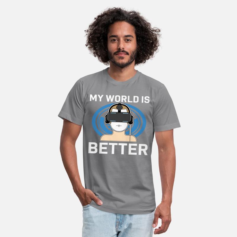 My World Is Better Virtual Reality Vr Lover Gamer