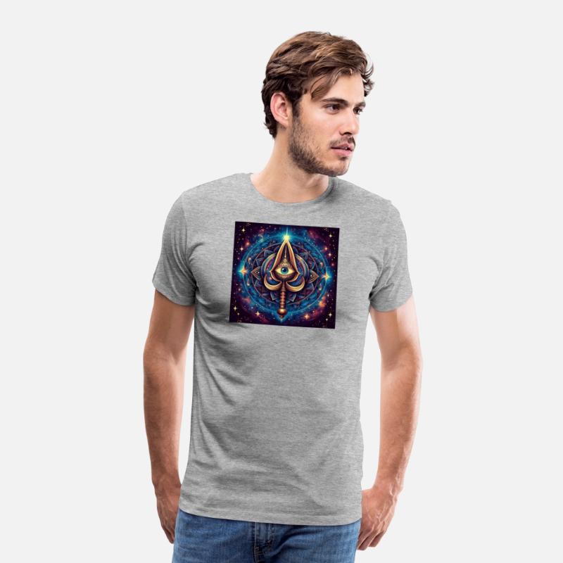 Mystic Eye and Sword Amulet Design