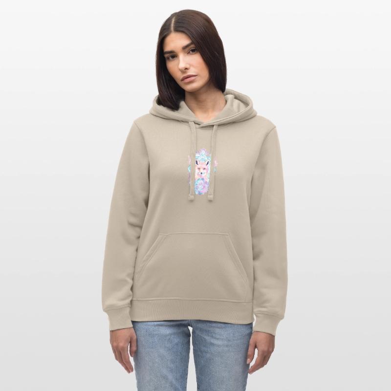 Mystic Fox with Floral Mandala