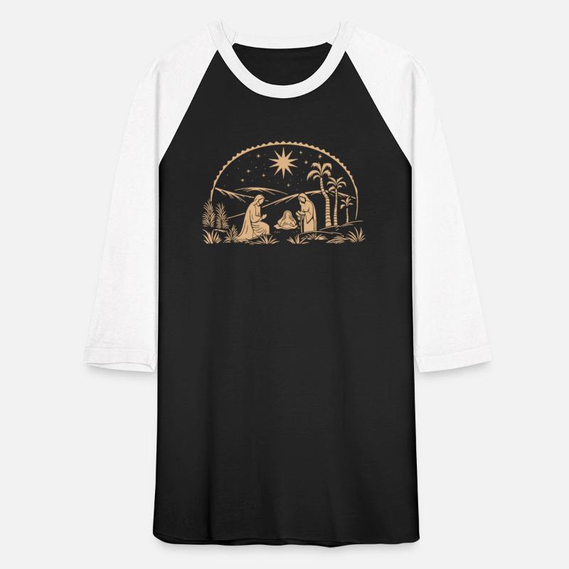 Nativity Scene with Mary Joseph Baby Jesus