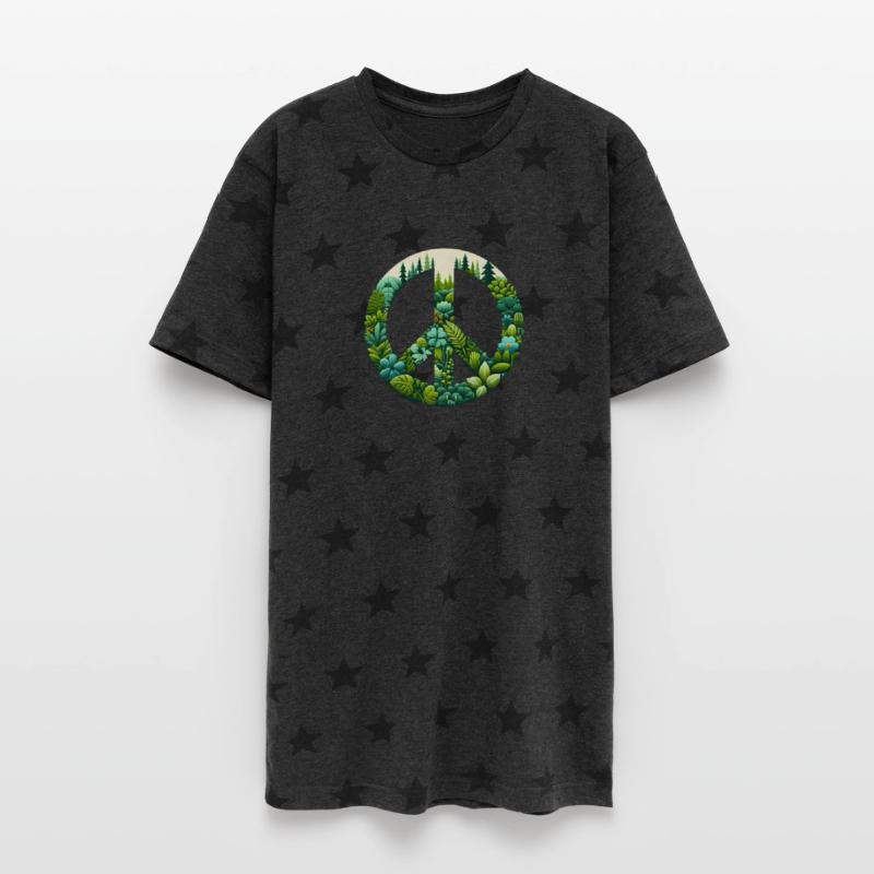 Nature-Inspired Peace Symbol Design