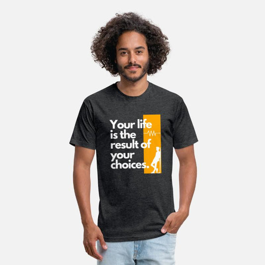 Navy and Yellow Simple Quotes T Shirt