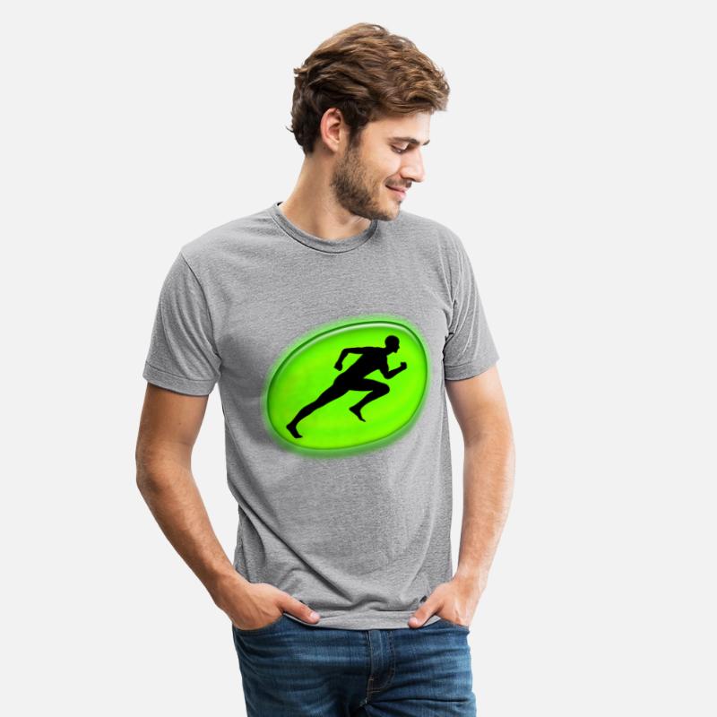 Neon Green Man Running, Personal Trainer Sports