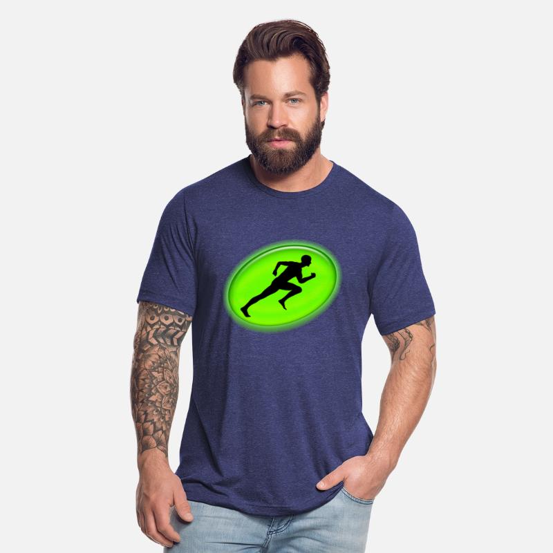 Neon Green Man Running, Personal Trainer Sports