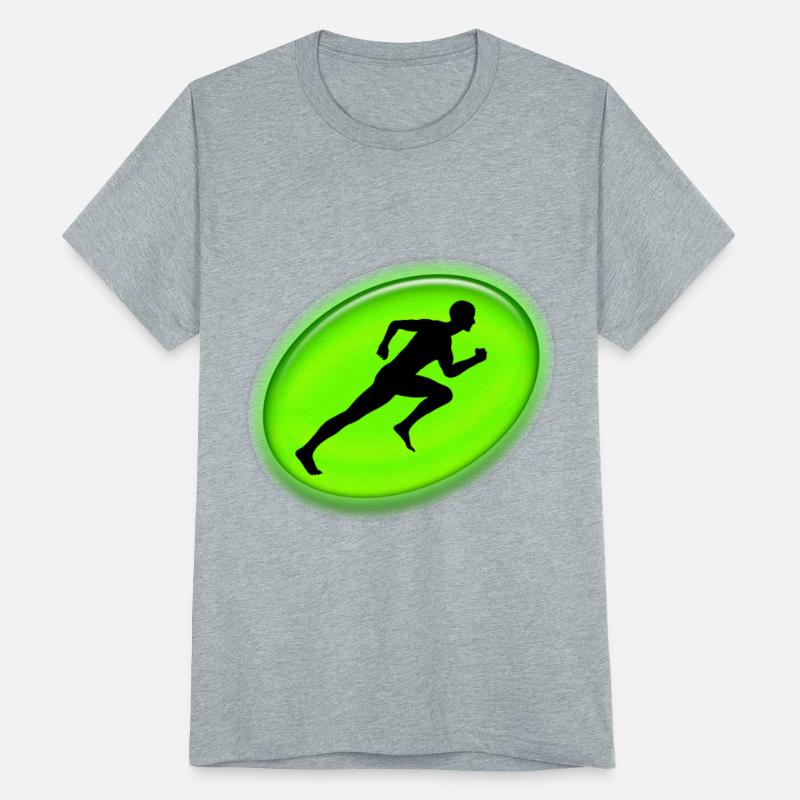 Neon Green Man Running, Personal Trainer Sports