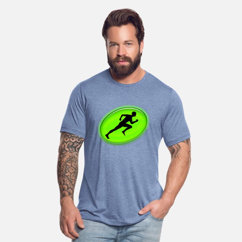 Neon Green Man Running, Personal Trainer Sports