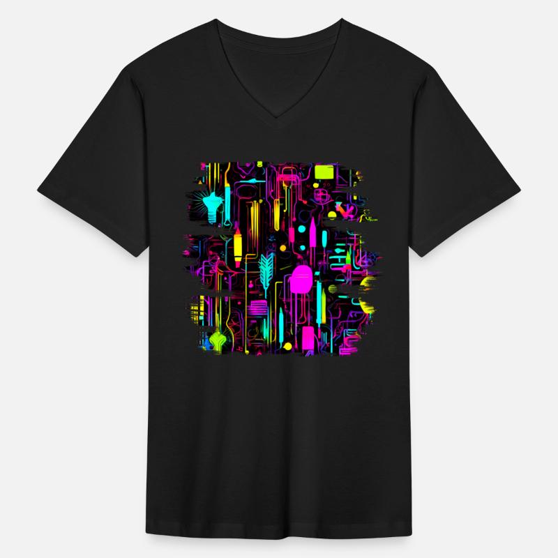 Neon Vintage Glow UV Style