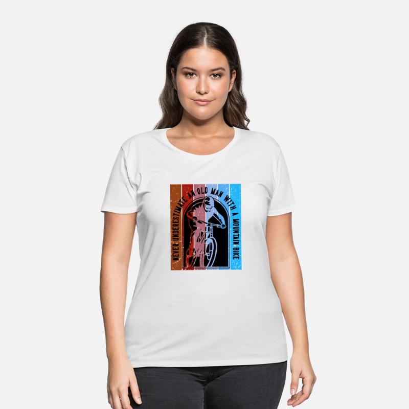 never understimate an old man with a mountain bike