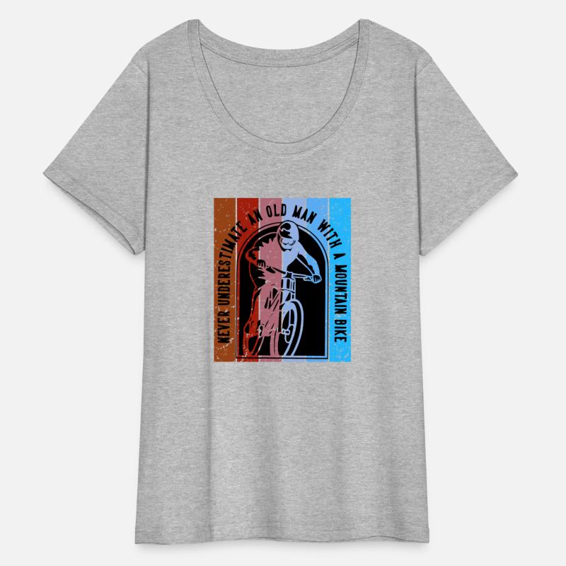 never understimate an old man with a mountain bike