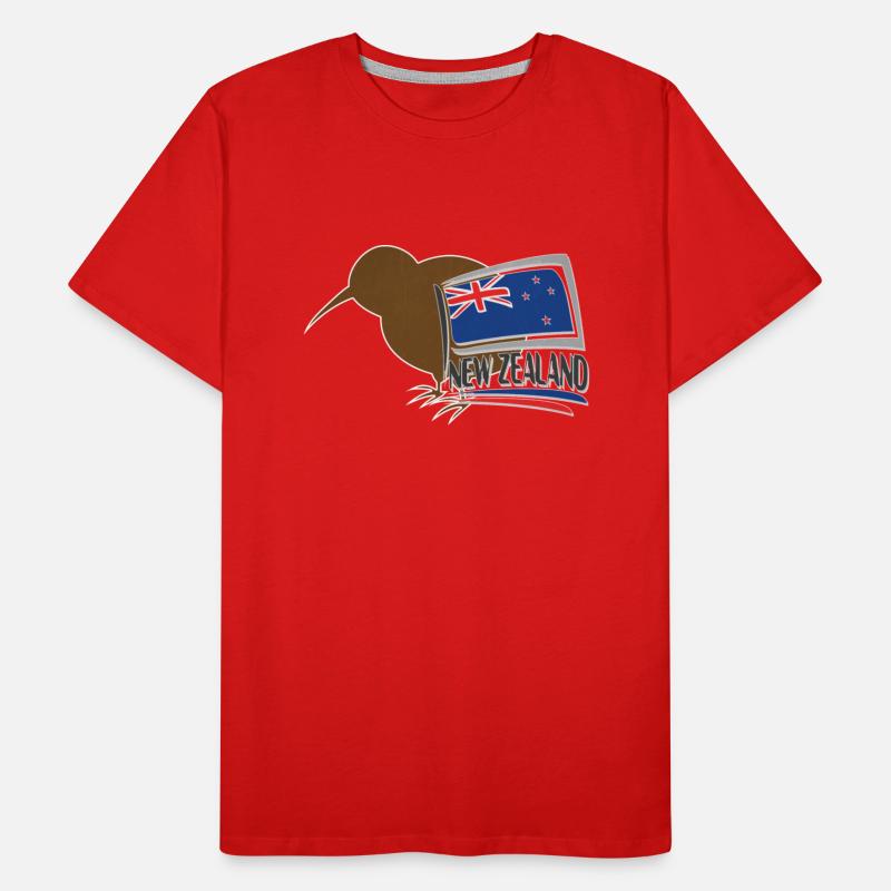 New Zealand Flag with Kiwi Vintage