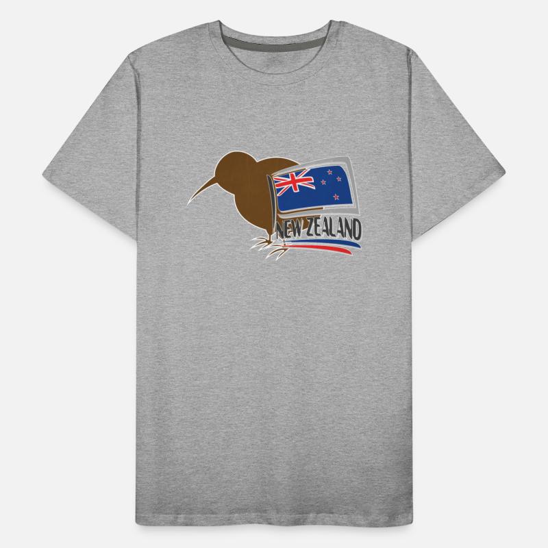 New Zealand Flag with Kiwi Vintage