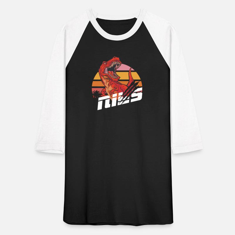 NILS - Lovely boy name with T-REX dino