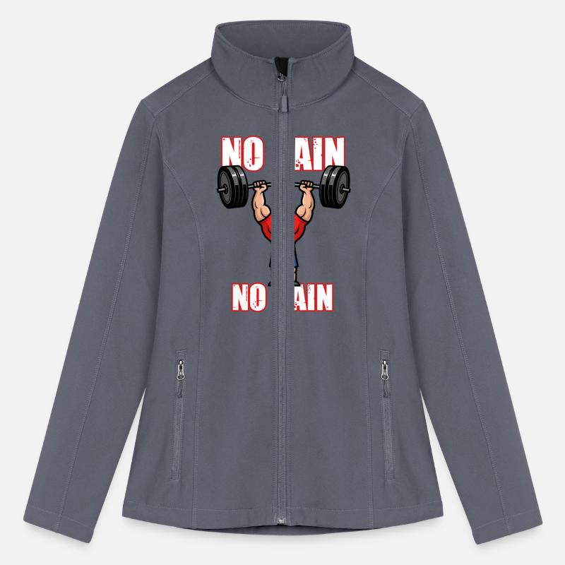 No Pain No Gain Barbell T-shirt