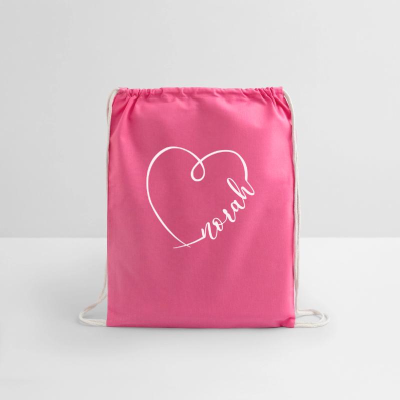 Norah Name Heart Calligraphy