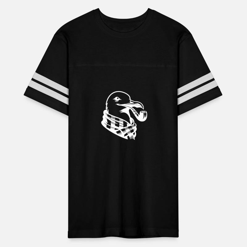 Nordic Seagull Art With Sailor Flair