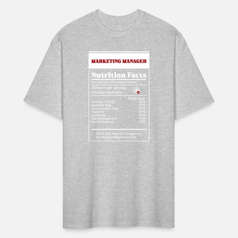 Nutrition Facts of Marketing Manager