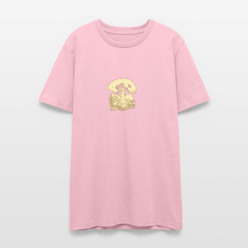 Oak Tree Rooted on Book Drawing