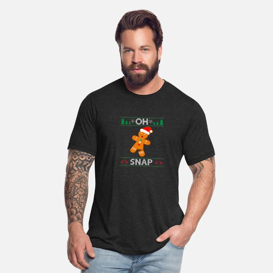 Oh Snap! Gingerbread Man Cookie Ugly Sweater Snapo