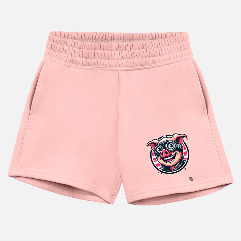 Old School Biker Pig