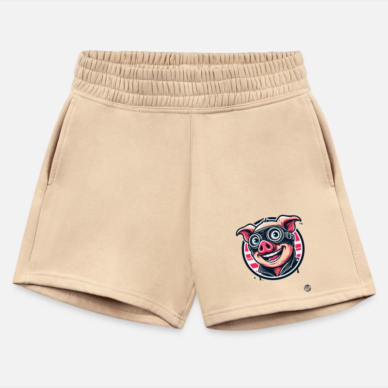 Old School Biker Pig