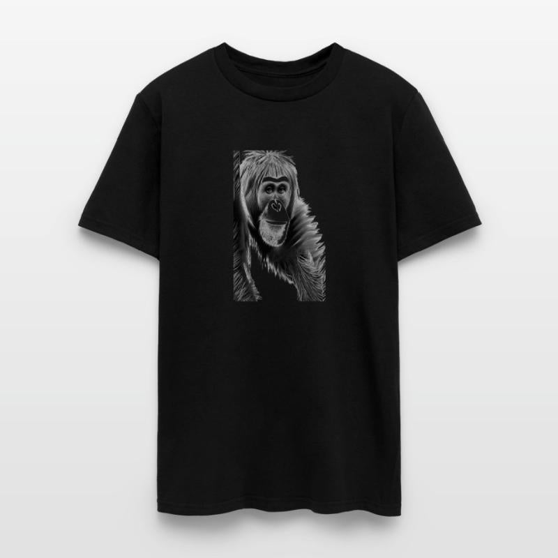 Orangutan Face Sketch